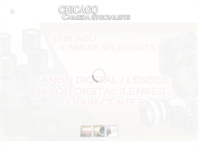 Tablet Screenshot of chicagocameraspecialists.com